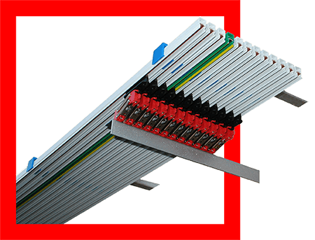 Rail électrique monofil type MF