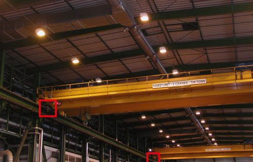 Rails électriques pour l’alimentation de deux ponts roulants de 120 Tonnes.